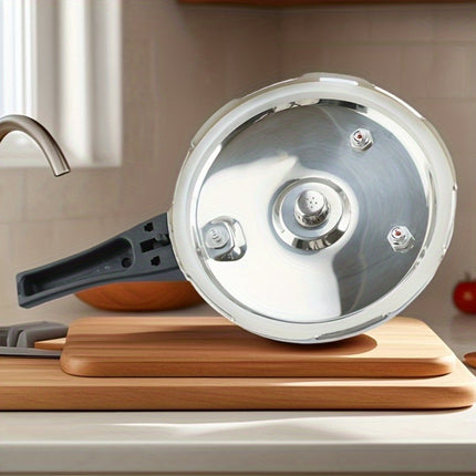 Stainless Steel Thickened Fast Cooking Pot with Protective Design, Suitable for Universal Gas and More