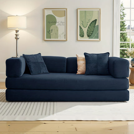 Sofa Bed, Folding Floor Couch,CompressedConvertable Sleeper Sofa,Memory Foam Couch