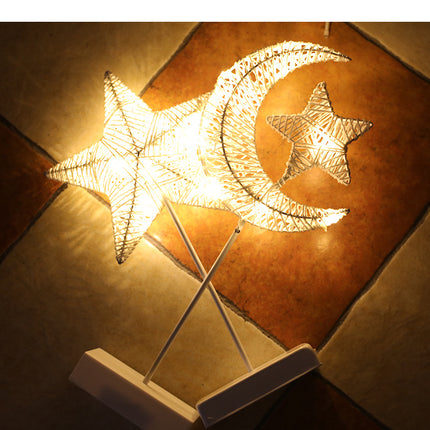 LED lights flashing lights lights stars romantic room layout decoration love stars lamp table lamp rattan lamp ball