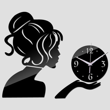 Acrylic Mirror Wall Clock Personality Clock