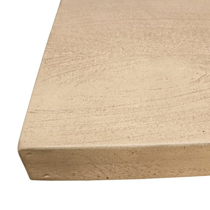 84" Natural Solid Wood Pedestal Base Dining Table