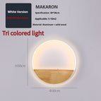 White Tri colored light / 30CM
