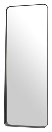 66" Black Steel Framed Full Length Mirror