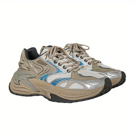 Shoes for Men Four-Season Retro Off-Green Color