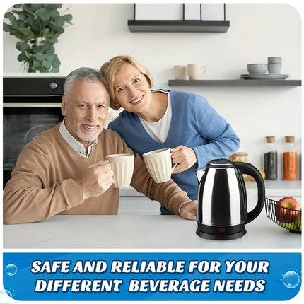 1pc High-power Electric Kettle, Stainless Steel Kettle, Large-capacity Automatic Power-off