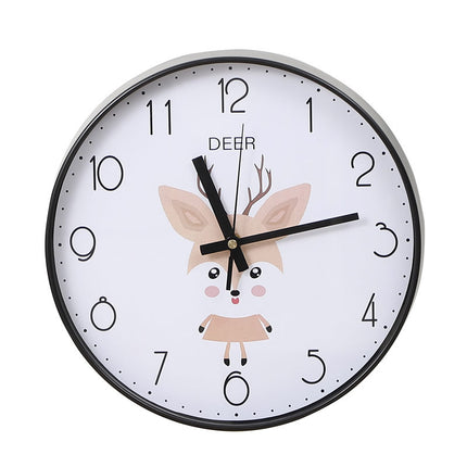Round Silent Sweep Second Wall Clock Home Wall Clock Decoration