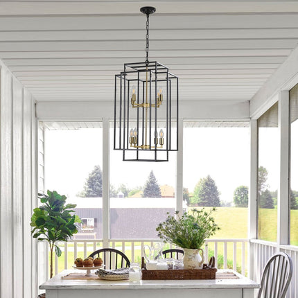 Gold Chandelier Metal Ceiling Light