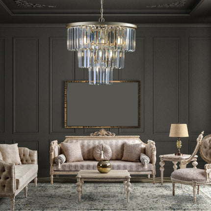 Gold Chandelier Metal Ceiling Light