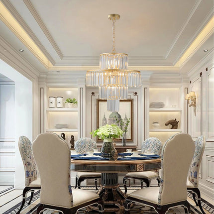 Gold Chandelier Metal Ceiling Light