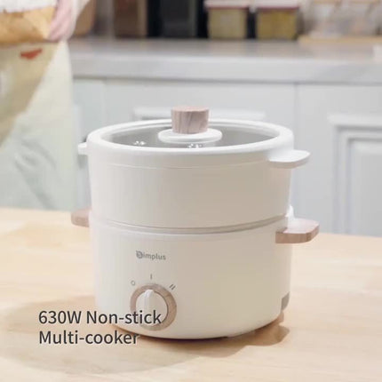 Simplus 1pc Multifunctional Large-Capacity Electric Cooker, Steaming And Boiling, Stainless Steel Steamer,