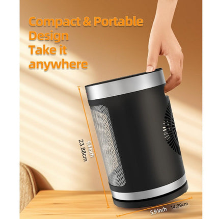 Heaters for Indoor Use, Portable Electric Heater with Thermostat