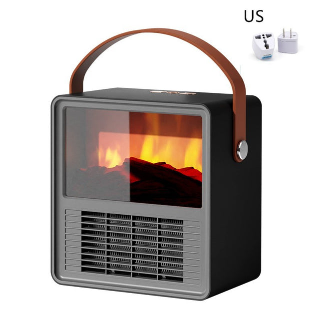 Household Small Wood Grain Electric Heater