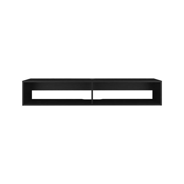 59" Black Floating Mount TV Stand