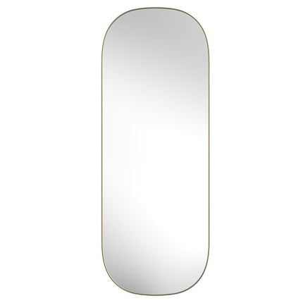 47" Gold Oval Framed Full Length Hanging Mirror