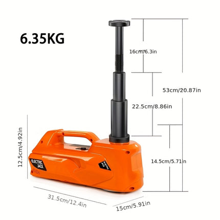 5T/53.01cm Electric Jack, 12V Portable Tire Changing Tool