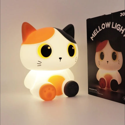Cute Cat Night Light | Tabletop Decorative LED Light, USB Rechargeable, Ideal for Christmas and New Year Gifts