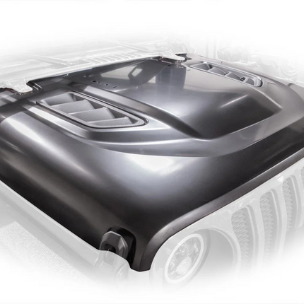 10th Anniversary Engine Hood For Jeep Wrangler JL 2018+ and Jeep Gladiator JT 2020+ ( not fit for JL 392 and JT Mojave )