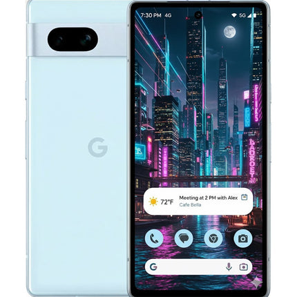 Google Pixel 7a, US Version, 128GB, Sea Blue - Unlocked