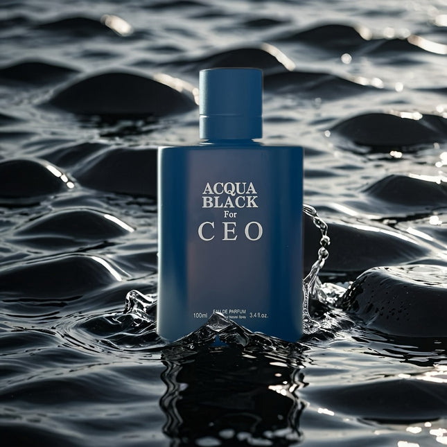 Mens EDP 3.4oz ACQUA BLACK FOR CEO