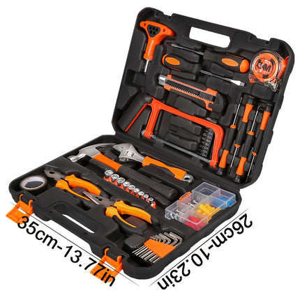 103pcs household tool set, upgraded household repair tool set, with plastic/wrench/pliers