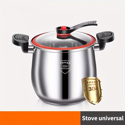Multifunctional Stainless Steel Stew Pot - Large Capacity, Non-Stick, Fast Sealing & Anti-Scalding