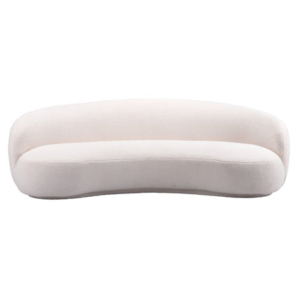93" Cream Fabric Sofa