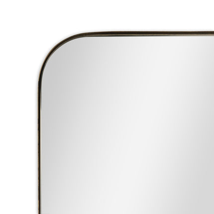 28" Bronze Metal Accent Mirror