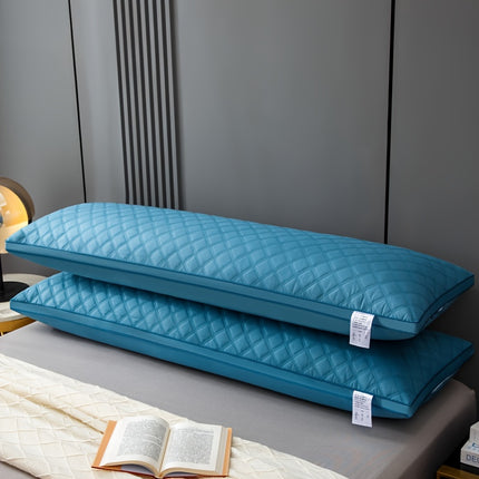 1 Premium Soft Extra-Long Quilted Pillow Insert, Comfortable Sleep Body Pillar for Hotel & Home Use