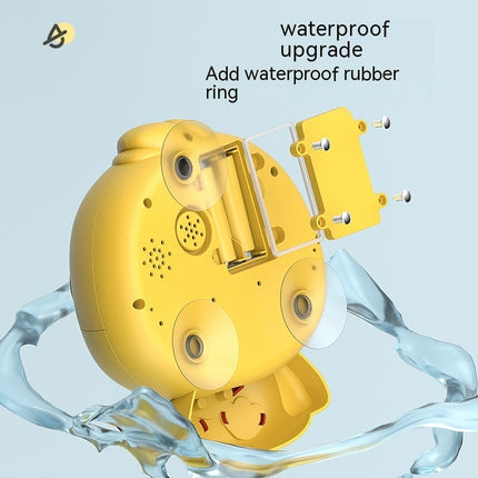 Bathroom Electric Cartoon Bubble Duck One-click Start Continuous Bubble Parent-child Interactive Water Toy