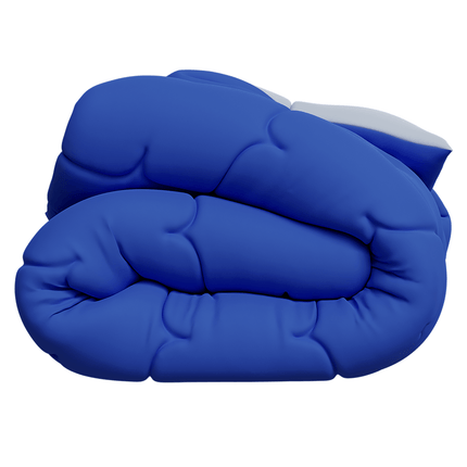 Couette Grand Froid Diamant – Blue – High Density Filling 700 G/M² in Hollow Fibre – for 1 to 2 People