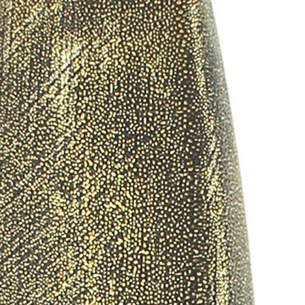 47" Gold Tapered Ceramic Floor Vase