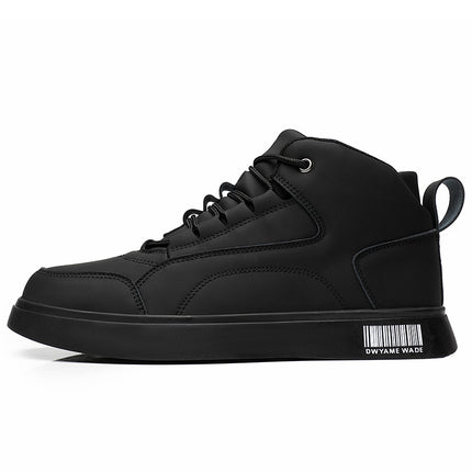 Men'S High-Top Sneakers - Anti-Slip Rubber Sole, Lace-Up Closure, Cushioned EVA Insole