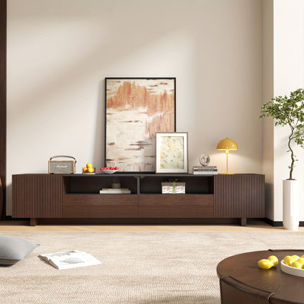 78.8 Inch TV Stand with Storage Cabinets for Living Room, TVs Media Console Entertainment Center