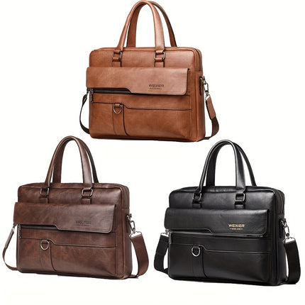 Tote Bag, Multi-Pocket Lightweight Portable Casual Minimalist Men's Bag, Fashionable