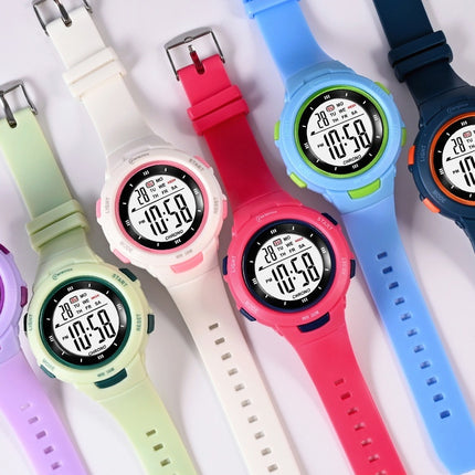 Fashion Pin Buckle Luminous Waterproof PU Strap Student Electronic Watch