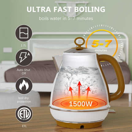 Kettle 100% Stainless Steel BPA Free Classic Design Kettle Quickly Heat