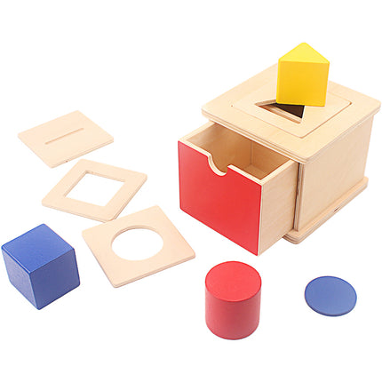 Montessori Imbucare Box with Interchangeable Lid