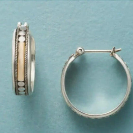 Retro Style Big Circle Earrings Fashion Commuter Simple Ladies Exaggerated