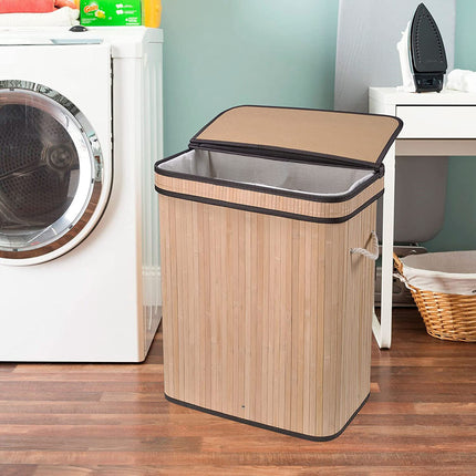 Dust-proof Laundry Basket Woven Dirty Laundry Storage Bucket