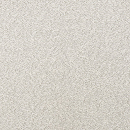 Ivory Solid Wood And Boucle Queen Bed Frame