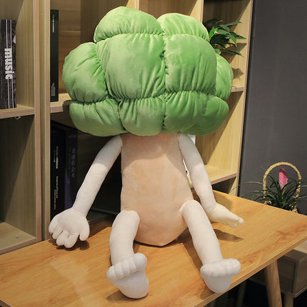 Simulation cute girl doll cushion