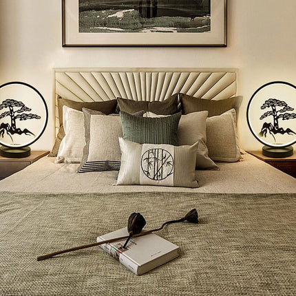 Chinese style ceramic table lamp LED table lamp