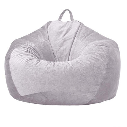 Lazy Sofa Bean Bag Cloth Cover Tatami Short Velvet No Filler Home Toy Storage