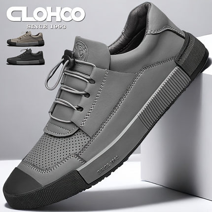 Men'S Casual Sneakers - Breathable Mesh Upper, Elastic Lace-Up Closure, Durable Rubber Sole,