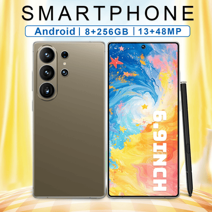 Global Unlocked S25 Ultra (2026 Upgraded), Android Dual SIM Phone, 8GB+256GB Storage