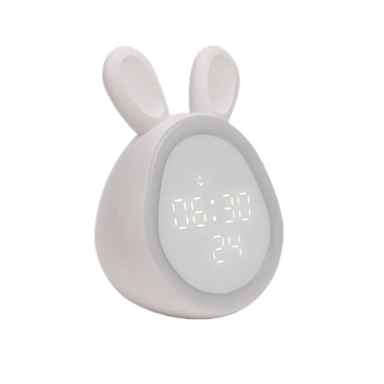 Electronic LED Night Light Digital Display Wake-up Light USB Charging Small Alarm Clock