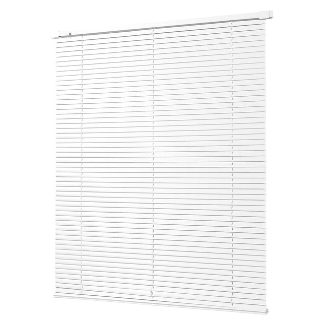 Mini Blinds 43.3' W x 48' H 1' Slat Cordless Light Filtering No-Drill Mini Blind
