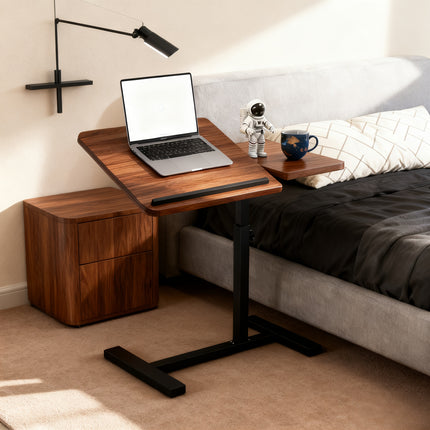 Adjustable Height Office Computer Desk, Mobile Laptop Bedside Table/folding Desk