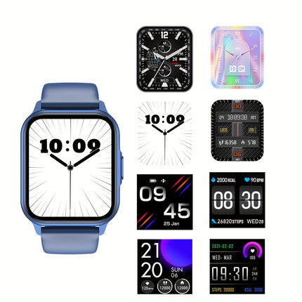 2025 new smartwatch, Men's full touch screen sports and fitness watch, IP67 waterproof wireless