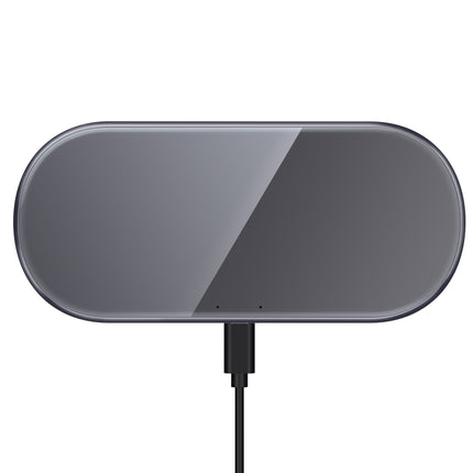 Round wireless charger glass cover